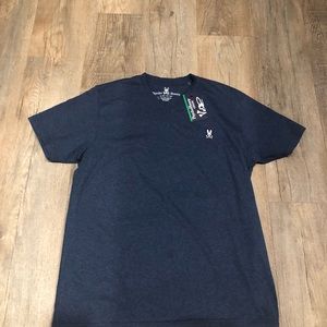 Psycho Bunny Blue V Neck size 6 or L new with tag.